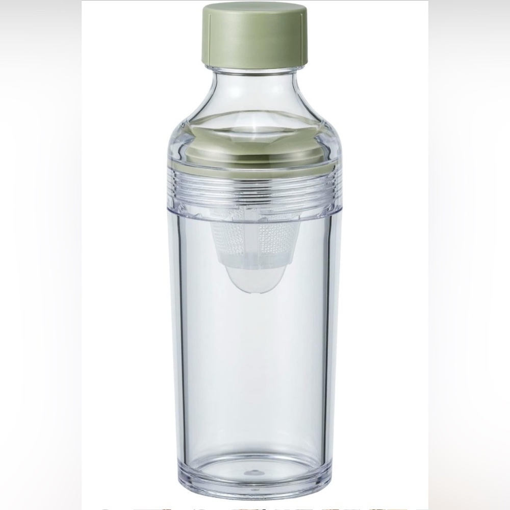 (2) Hario Filter-in-Bottle cold brewed tea Smoky Green New 160ml or 5.4oz